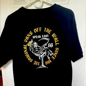 Vans Black Graphic Men's Shirt SZ LG